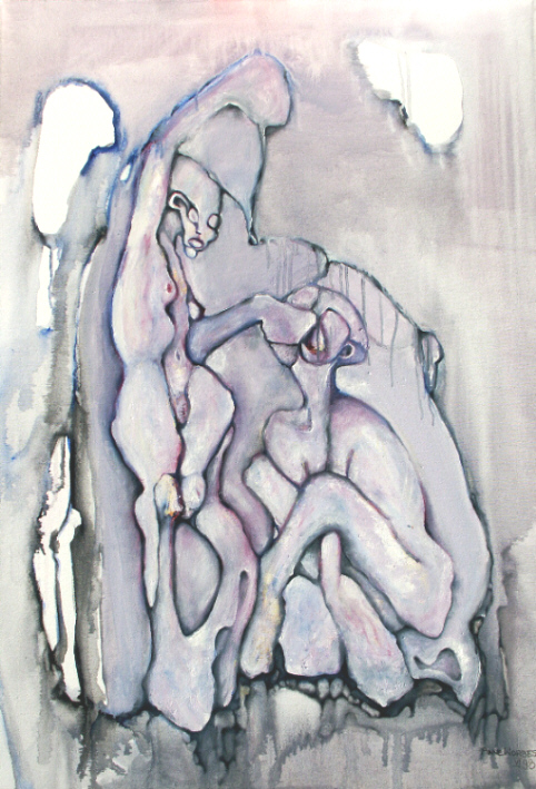 Beziehung 100x70 l auf Leinwand (1998)