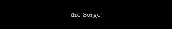 die Sorge